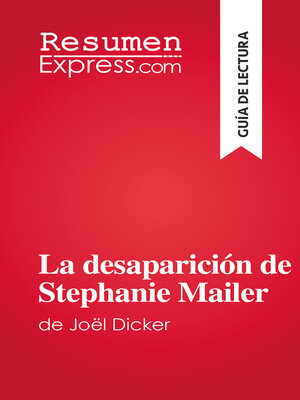 cover image of La desaparición de Stephanie Mailer